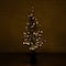 5ft. Pre-Lit LED Halloween Black Twig Artificial Fall Tree in Burlap Planter